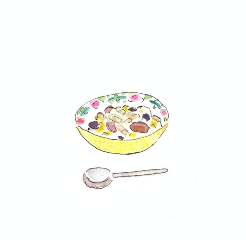 ハルペイさんのインスタグラム写真 - (ハルペイInstagram)「🌞 暑い… . ふと気づいたらもう1時すぎていて、 グラノーラ食べました… . そんなお昼ごはん #おさぼり #グラノーラ . ひとりのおうちランチが適当すぎる😂 . #ランチ #おひとりさまランチ . #食べ物イラスト  #harupei#doodle#draw#drawing#illustrator#illustration#japan#絵#雑貨#湘南#イラスト#イラストレーター#ゆるいイラスト#ゆるい#ゆるかわ #茅ヶ崎」9月11日 14時18分 - harupeipei