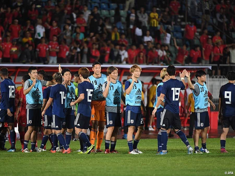 日本サッカー協会さんのインスタグラム写真 - (日本サッカー協会Instagram)「📸Match Photos④ 2022FIFAワールドカップカタールアジア2次予選 #SAMURAIBLUE 🇯🇵2-0🇲🇲ミャンマー ・ ⚽16' #中島翔哉 ⚽26' #南野拓実 ・ 📅9/10(火)21:20KO 📍ヤンゴン／Thuwunna Stadium ・ #daihyo #新しい景色を2022 ・ ―――――――――――――――――― Next Match>> ホーム開幕戦！ アジア2次予選 vsモンゴル🇲🇳 📅10/10(木) 19:35KO予定 📍埼玉スタジアム２００２ 🎫チケット発売中！ ・ 👉大会情報はJFA.jpへ ――――――――――――――――――」9月11日 15時29分 - japanfootballassociation