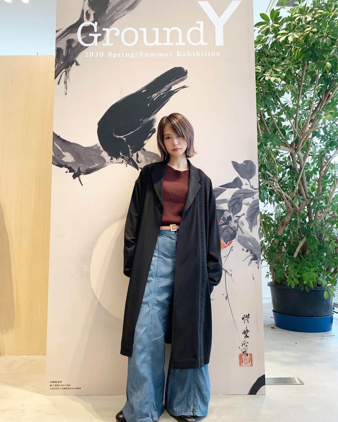 HARUNAさんのインスタグラム写真 - (HARUNAInstagram)「@ground_y_official 2020 Spring/Summer Exhibition🌿」9月11日 20時06分 - haru_na810