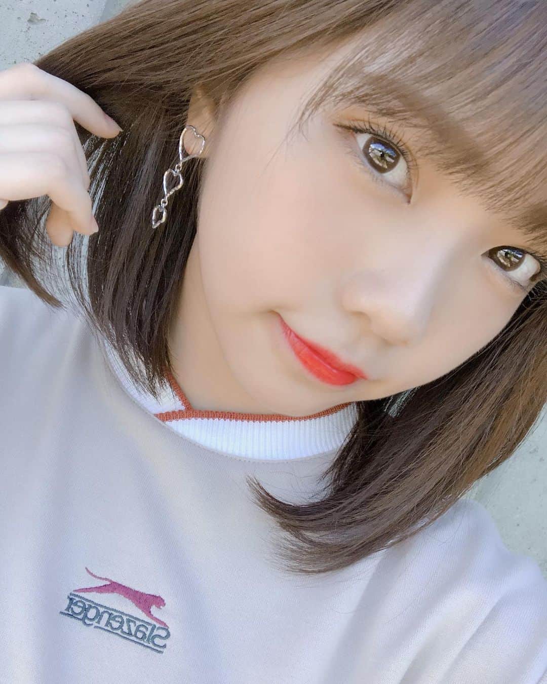 仲村和泉のインスタグラム：「ハート☺︎❤︎ . #ピアス #pierce #ハート」