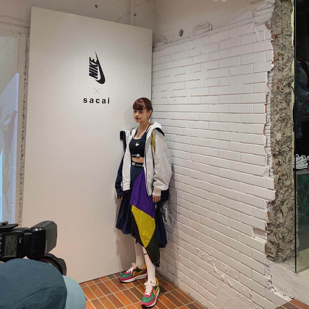 emmaさんのインスタグラム写真 - (emmaInstagram)「@sacaiofficial × @nike  release party 🖤」9月11日 22時34分 - okss2121