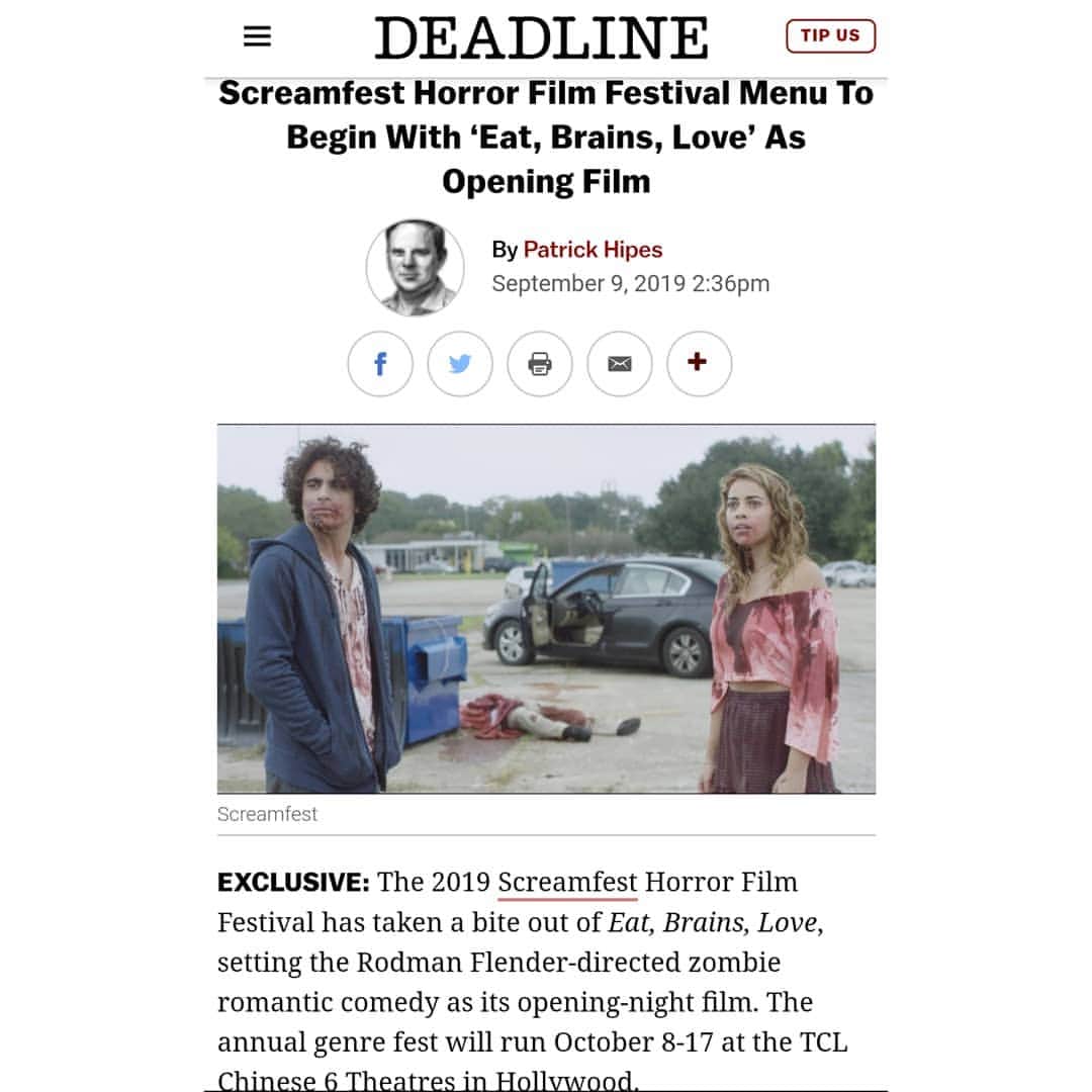 ジム・タイタスのインスタグラム：「The infection is spreading... #EatBrainsLove 🧟‍♂️🧟‍♀️🧟🎬」
