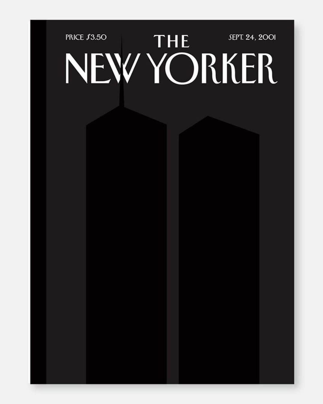 エイミー・セダリスさんのインスタグラム写真 - (エイミー・セダリスInstagram)「@newyorkermag “9/11/2001,” by Art Spiegelman and Françoise Mouly, for the September 24, 2001 issue of the magazine.」9月11日 23時29分 - amysedaris