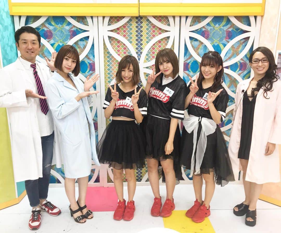 のインスタグラム：「『IDOL♡アカデミー(K･U･T)ﾉ爆』 前半ゲストは3回目のPimm’sちゃん。 喋り担当のうるさい3人で来てくれました笑 謙虚な姿勢がメンバーもファンも育てる！ ツアー頑張ってね〜 皆さんありがとうございました。 #KUT #Pimms #KUTピムス #KawaiianTV #アイドル #idol #高野祐衣 #吉本坂46 #一ノ瀬文香 #キクチウソツカナイ」