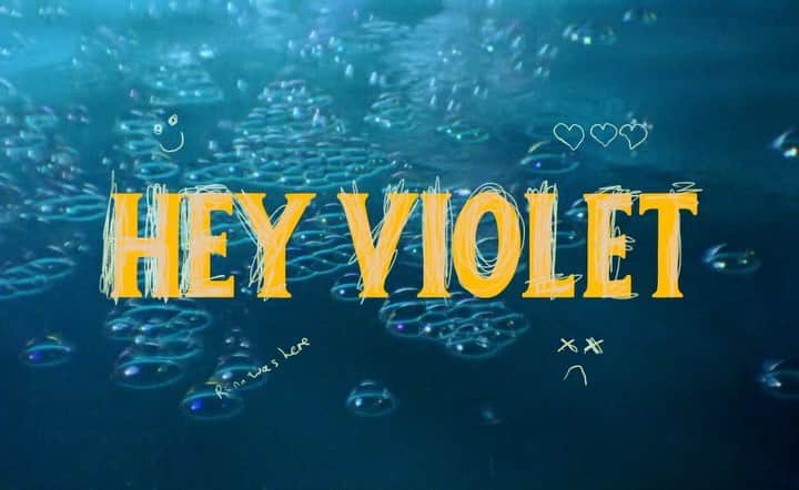 HEY VIOLETのインスタグラム：「are you guys ready for the QOTN video???? swipe up on our story for the countdown!!! we’ll be chatting with y’all at 1pm PT tomorrow for the PREMIERE! so so so excited for y’all to finally see this」
