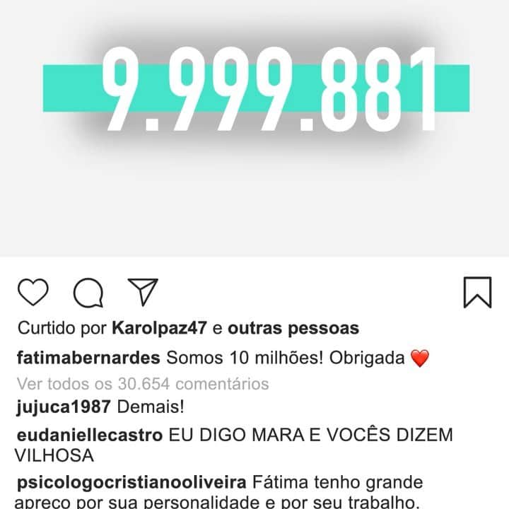 ファチマ・ベルナルデスのインスタグラム