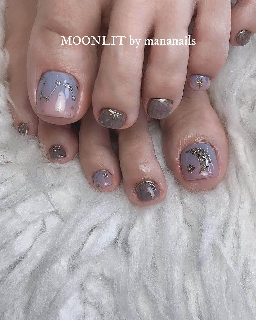 mananailsさんのインスタグラム写真 - (mananailsInstagram)「🌙💫💫 ㅤ ☾120min design」9月12日 9時05分 - mananails