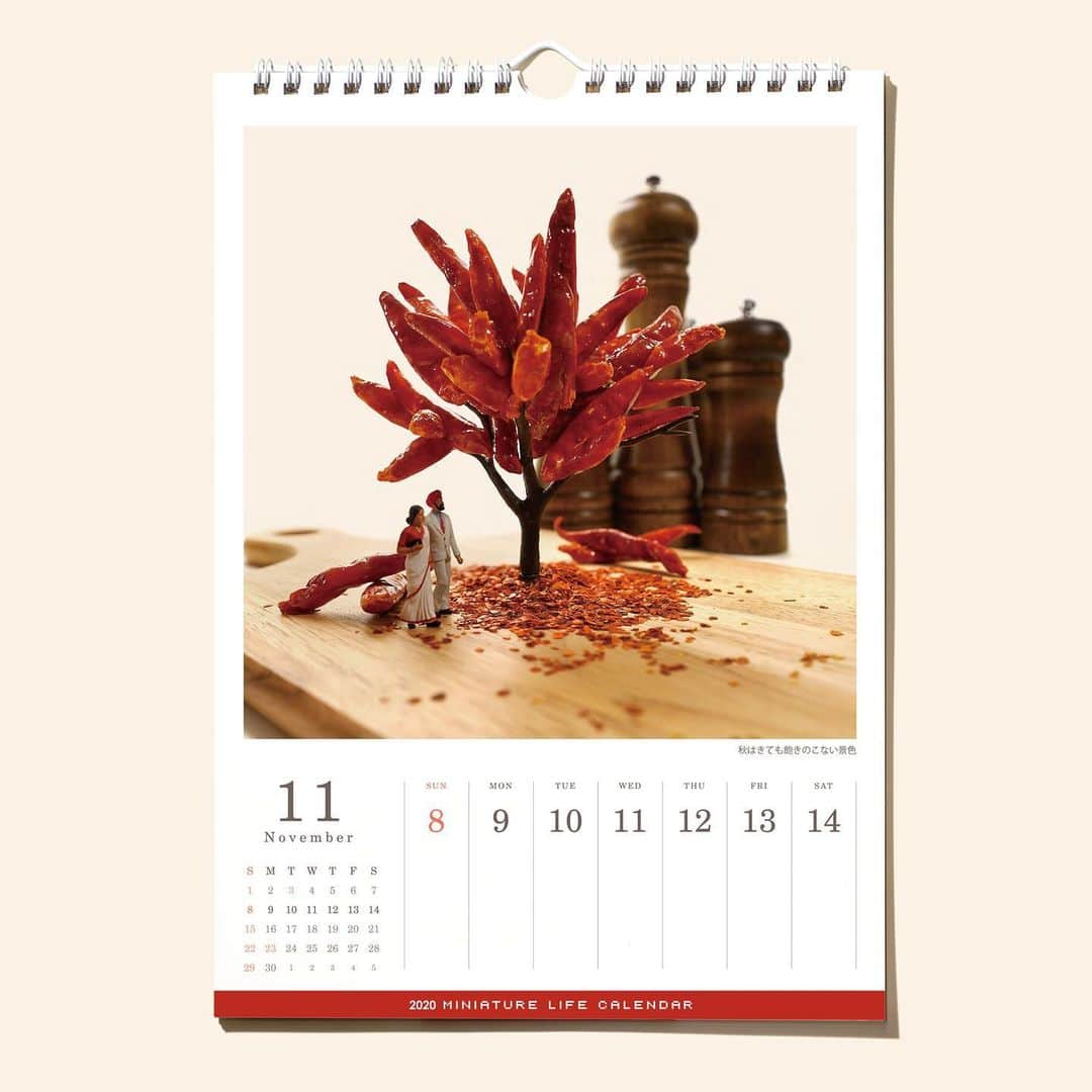 田中達也さんのインスタグラム写真 - (田中達也Instagram)「. 9.12 thu “MINIATURE LIFE CALENDAR 2020” . 毎年おなじみ、週めくりカレンダーの2020年版を作りました。 9月14日発売で、現在予約受付中！ 【ミニチュアライフカレンダー2020】 https://www.amazon.co.jp/dp/B07WG2MHFF ↑Amazonへのリンクはストーリーでもアップしてます。 . ──────────────── 【MINIATURE LIFE CALENDAR 2020】 International Shipping✈️ See the link below for further details. https://global.rakuten.com/en/store/sakatsu/item/4900459527645/ .」9月12日 10時26分 - tanaka_tatsuya