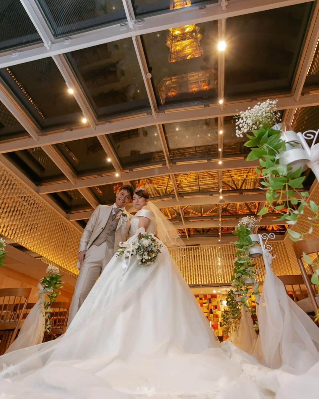 東京タワーの麓の結婚式のグルメインスタ