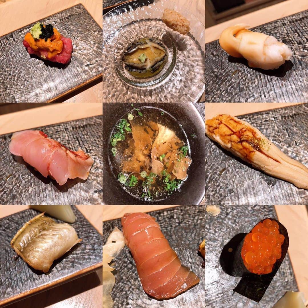 渡香奈さんのインスタグラム写真 - (渡香奈Instagram)「@sushi_kuriyagawa さんが赤坂見附に新しいお店を出すとのことでお邪魔してきました🍣  始めてくりやがわさんの握ったお寿司を食べのは15年前…  赤坂見附のお店もとっても美味しかったです！  8500円でなんとこのボリュームです。  絶対また近くいく🐷  #sushi #お鮨 #realsushi #sushimania #japanesecuisine #🇯🇵 #幸せ #美味しいお店 #赤坂見附ディナー #赤坂見附 #鮨いつみ」9月12日 20時59分 - kanarina1261