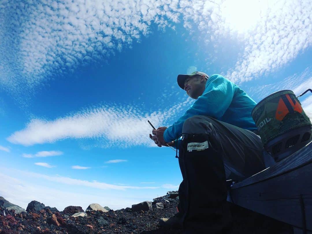 木村卓寛さんのインスタグラム写真 - (木村卓寛Instagram)「なんやこいつ イキってんなー #富士山 #登頂 #GoPro #気持ちいい」9月12日 12時57分 - tenshinkimura