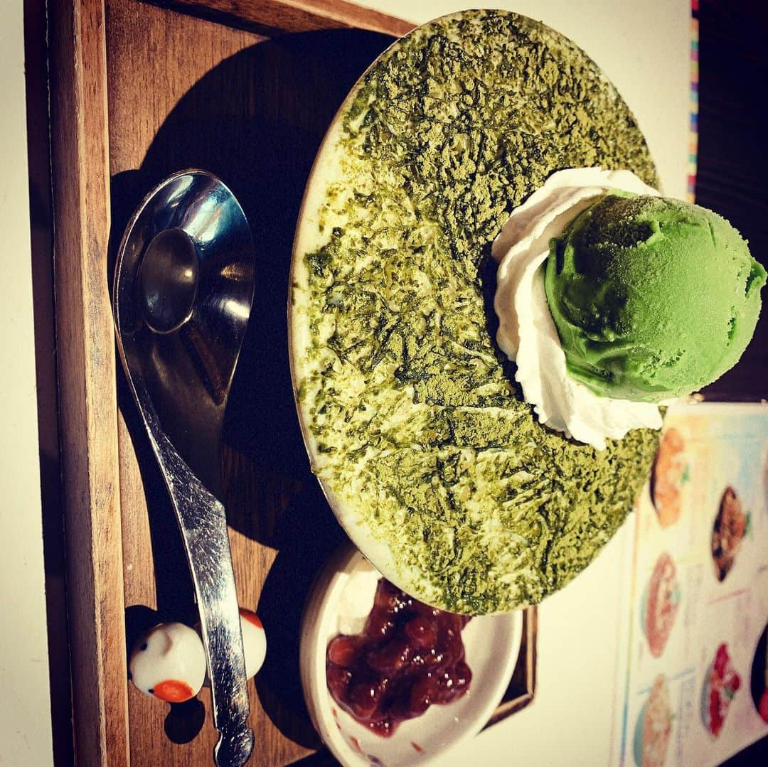 HIROさんのインスタグラム写真 - (HIROInstagram)「抹茶コッピン美味いよなぁ😋 #わらいや #和歌山 #韓国料理 #カキ氷 #美味い #好き #抹茶コッピン #コッピン」9月12日 14時50分 - hiro19770420