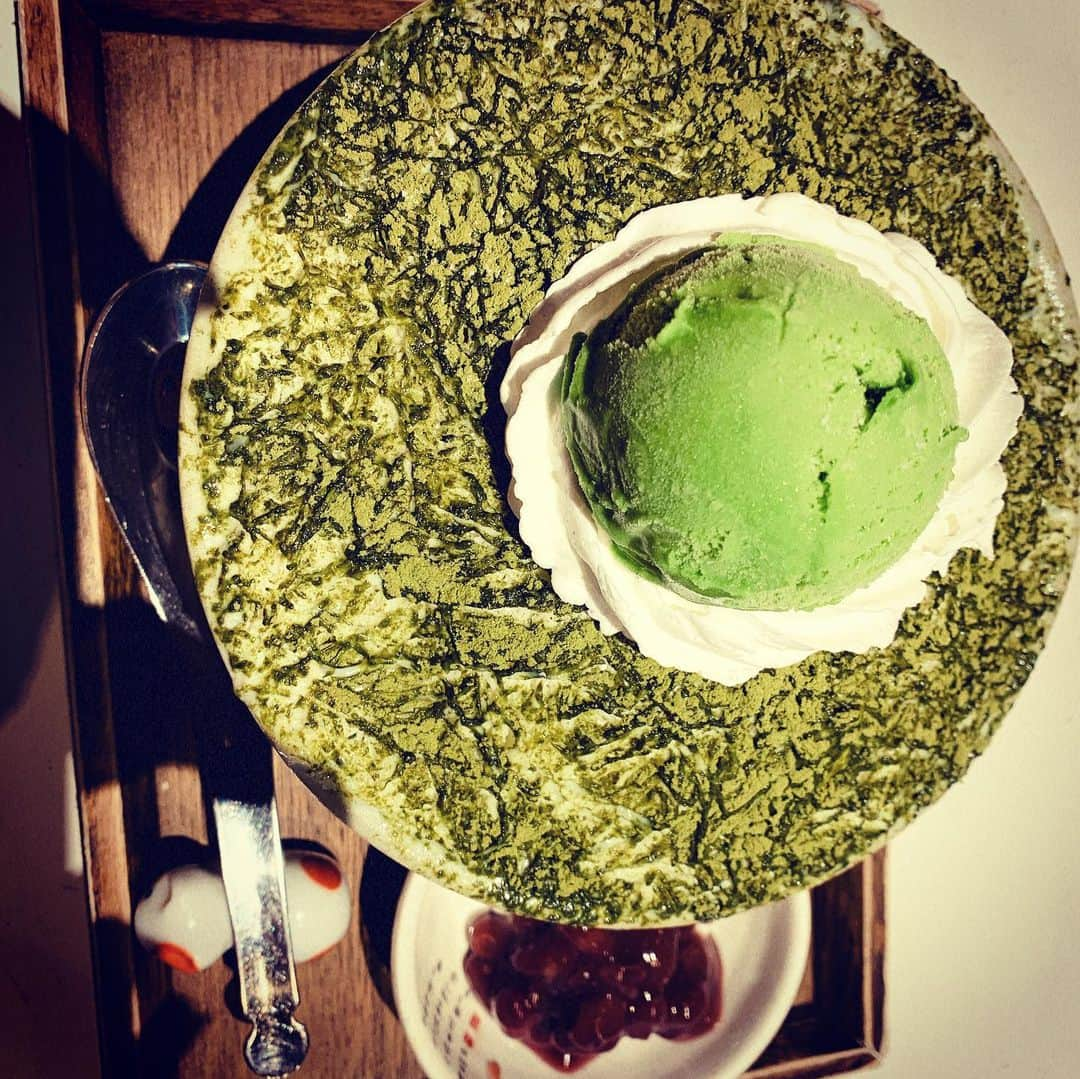 HIROさんのインスタグラム写真 - (HIROInstagram)「抹茶コッピン美味いよなぁ😋 #わらいや #和歌山 #韓国料理 #カキ氷 #美味い #好き #抹茶コッピン #コッピン」9月12日 14時50分 - hiro19770420