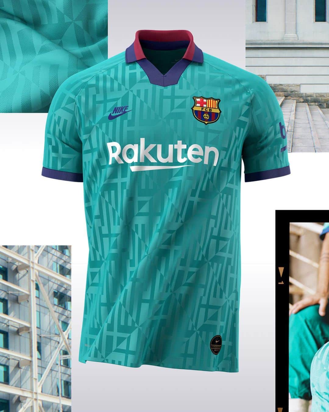 ナイキフットボールさんのインスタグラム写真 - (ナイキフットボールInstagram)「Barcelona Proud. ⠀⠀⠀⠀⠀⠀⠀⠀⠀ This shirt pays homage to the ‘96/‘97 season when @fcbarcelona brought a trio of trophies to the city. Throwback teal is tipped with blaugrana details and a print inspired by Barcelona’s coat of arms. ⠀⠀⠀⠀⠀⠀⠀⠀⠀ Available at nike.com/football on Friday. ⠀⠀ #fcbarcelona #barça #fcb #alwaysforward #nikefootball #nikesoccer #nike #football #soccer」9月12日 17時04分 - nikefootball