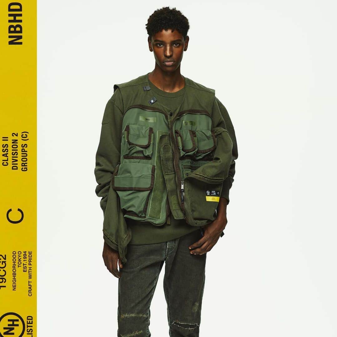 長山一樹のインスタグラム：「NEIGHBORHOOD 2019 AW COLLECTION. @neighborhood_official  @sin_takizawa @tacwp @mitch_mitsui @jima69 @kodai_hayashi_  Stylist @tsuyoshi_nimura  #neighborhood #mensfashion #hasselblad #h6d #kazukinagayama #長山一樹」