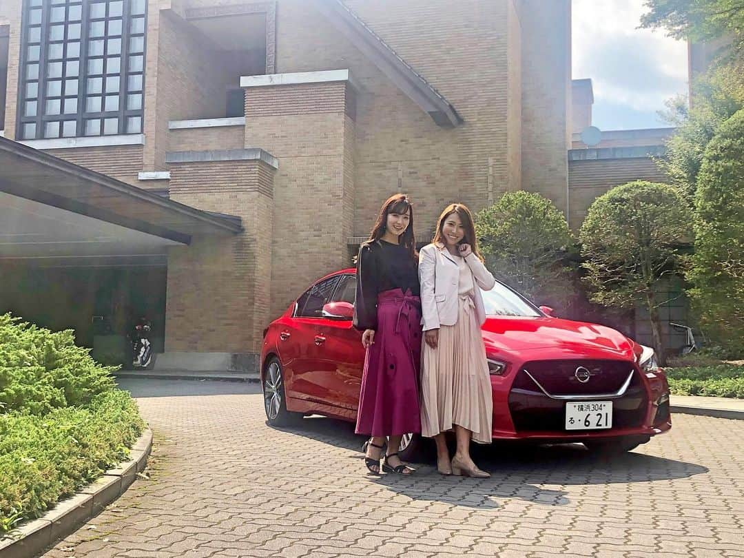 西村いちかさんのインスタグラム写真 - (西村いちかInstagram)「あかねちゃんとメイプルポイントゴルフクラブへ❗️ 日産スカイラインのゴルフトゥデイタイアップの撮影でした✨ 自動運転も体験させてもらって感動しました◡̈♥︎ 走る楽しさに安心感もプラスされた今回のマイナーチェンジモデルを一足先に体験できて嬉しかったです💕 #golftoday #skyline #ゴルフ女子 #ついにピンクのウェアを買ってしまった！ #ピンクポロデビュー」9月12日 23時17分 - ichika_nishimura