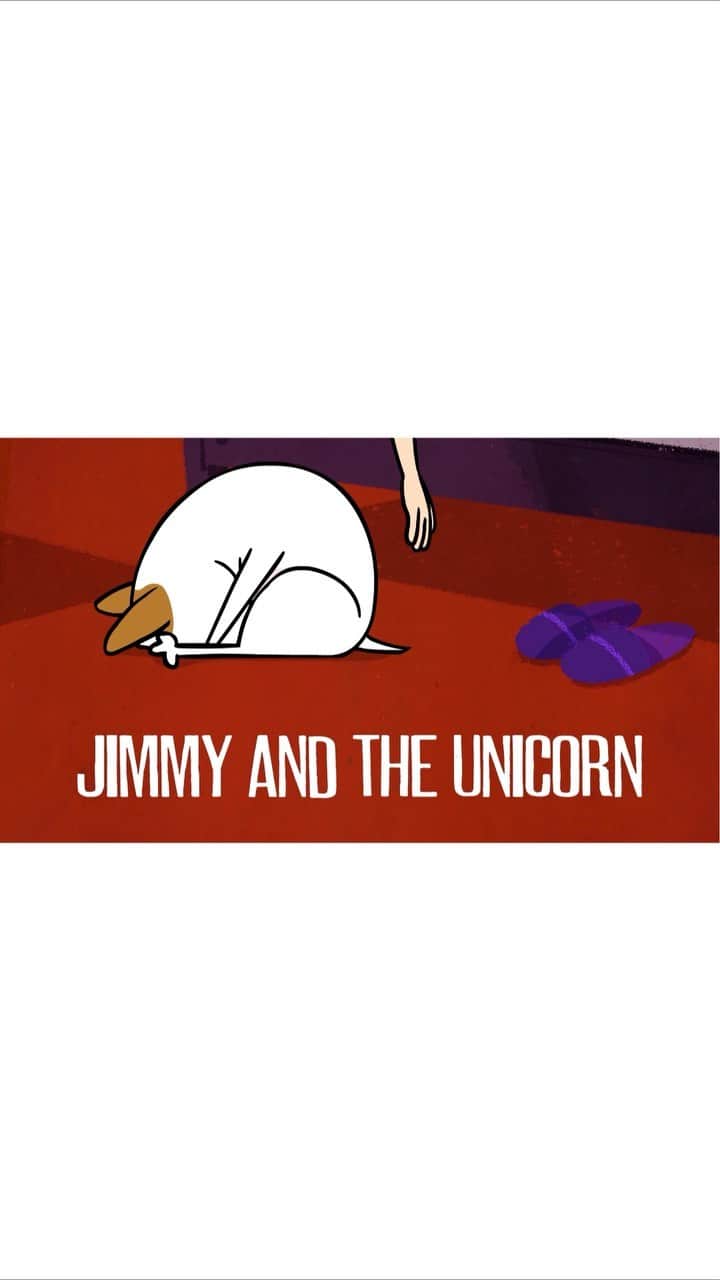ラファエルのインスタグラム：「Jimmy told me he saw an unicorn on our living room」