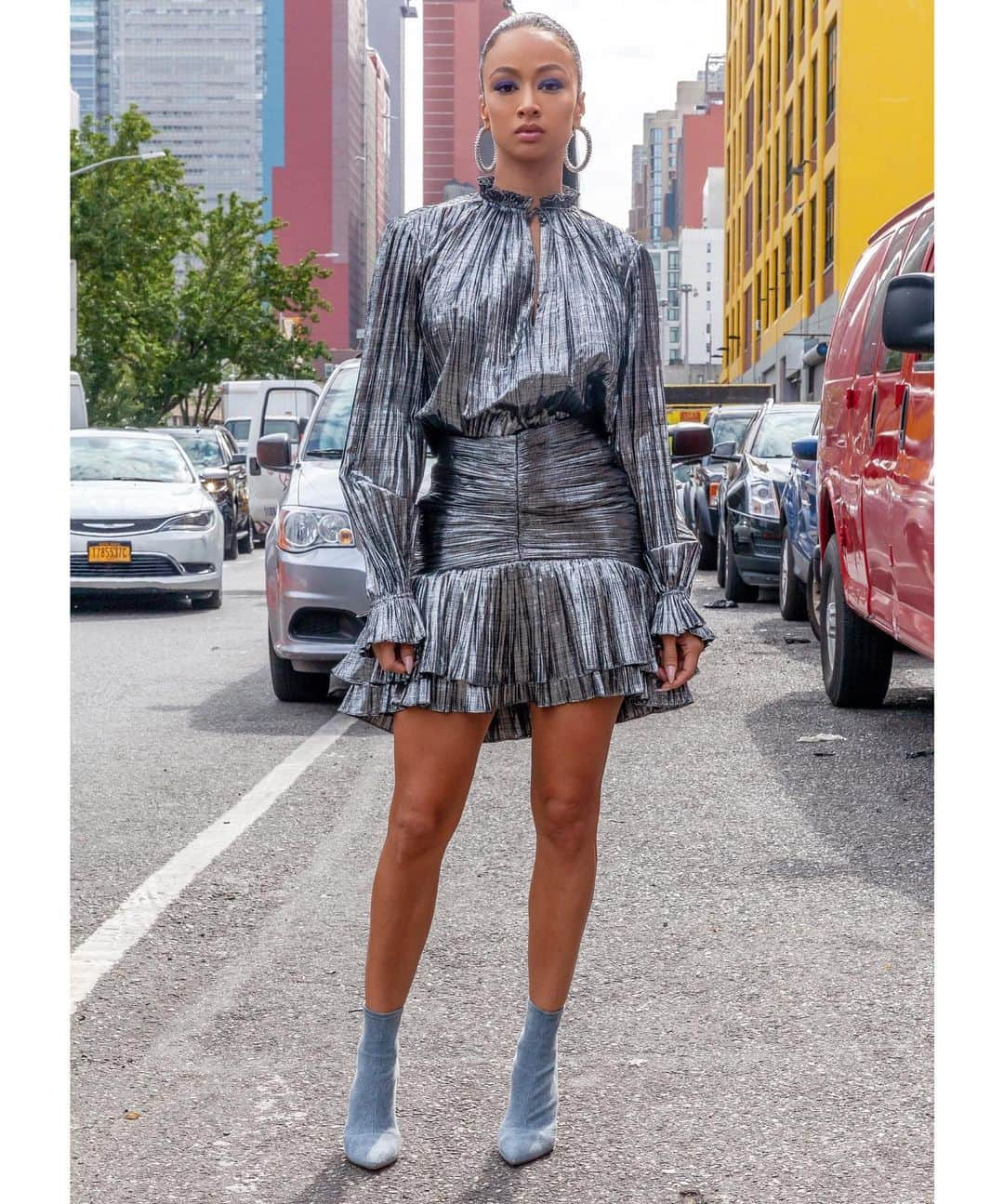 Draya Micheleさんのインスタグラム写真 - (Draya MicheleInstagram)「Favorite show of the week 🥰 @jonathansimkhai 📸 @bfa #nyfw」9月12日 23時49分 - drayamichele