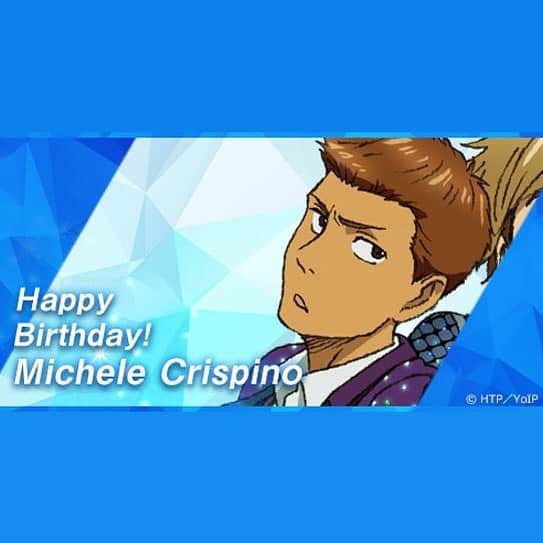 ユーリ!!! on ICEのインスタグラム：「⛸✨9/13 HAPPY BIRTHDAY!!!✨⛸ #ミケーレ誕生日  #MicheleCrispino #HBD  #yurionice」
