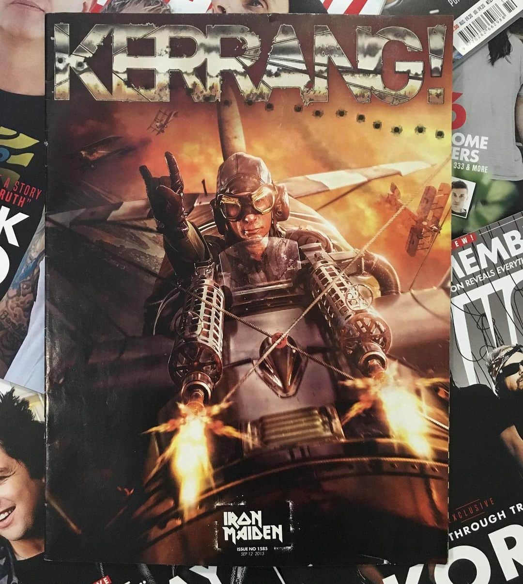 Kerrang!さんのインスタグラム写真 - (Kerrang!Instagram)「Four years ago today, Iron Maiden’s Bruce Dickinson flew onto the cover of Kerrang! magazine. #ironmaiden #brucedickinson #metal #heavymetal #tbt #throwbackthursday」9月13日 1時53分 - kerrangmagazine_