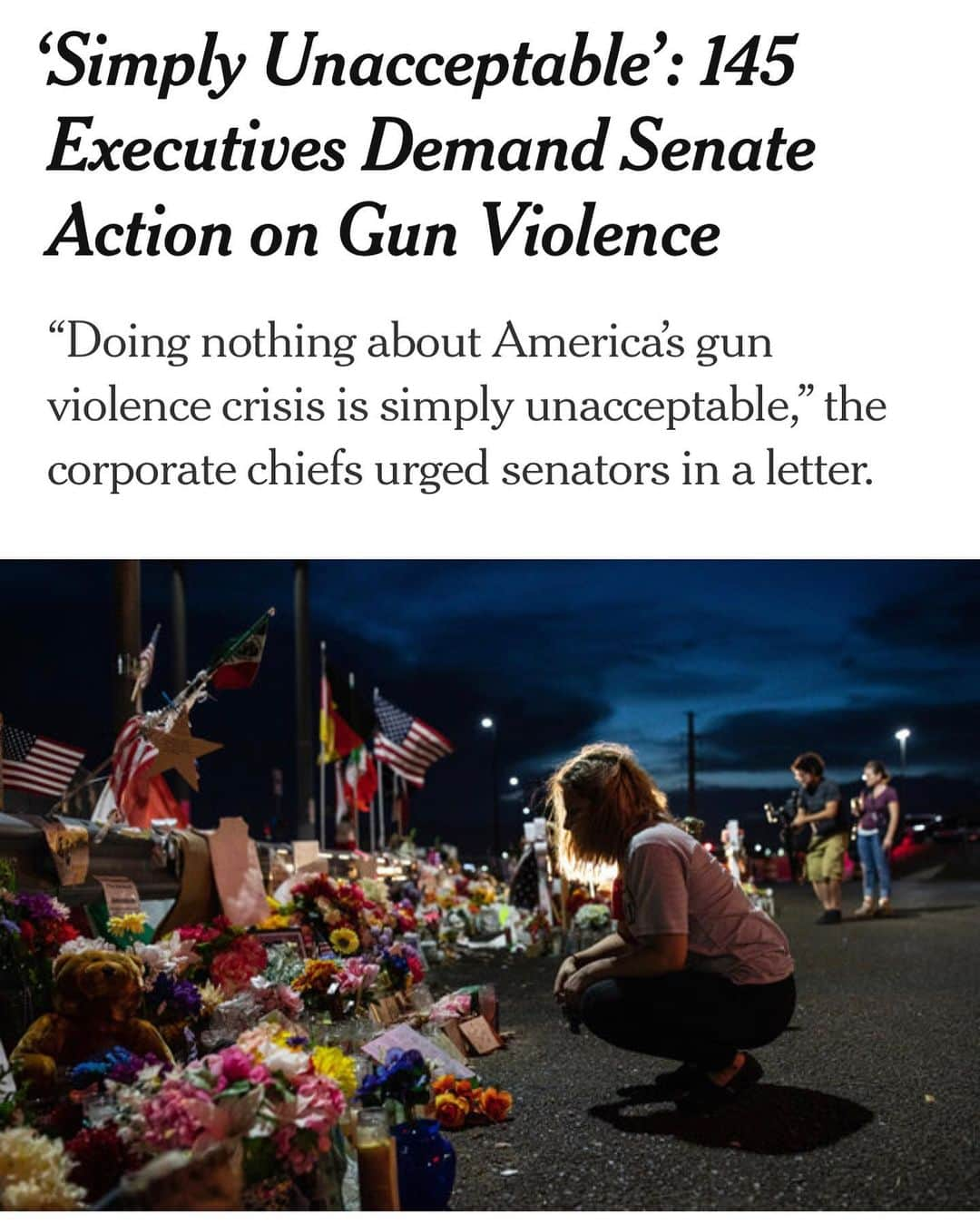 ジュリアン・ムーアさんのインスタグラム写真 - (ジュリアン・ムーアInstagram)「This is AMAZING!!! Thank you for this incredible support.  I applaud these business leaders and join them in calling on the Senate to pass a law requiring background checks on all gun sales and a strong Red Flag law.  Your senators need to hear from you too: Text CHECKS to 644-33 & @Everytown will connect you. https://www.nytimes.com/2019/09/12/business/dealbook/gun-background-checks-business.html」9月13日 2時03分 - juliannemoore