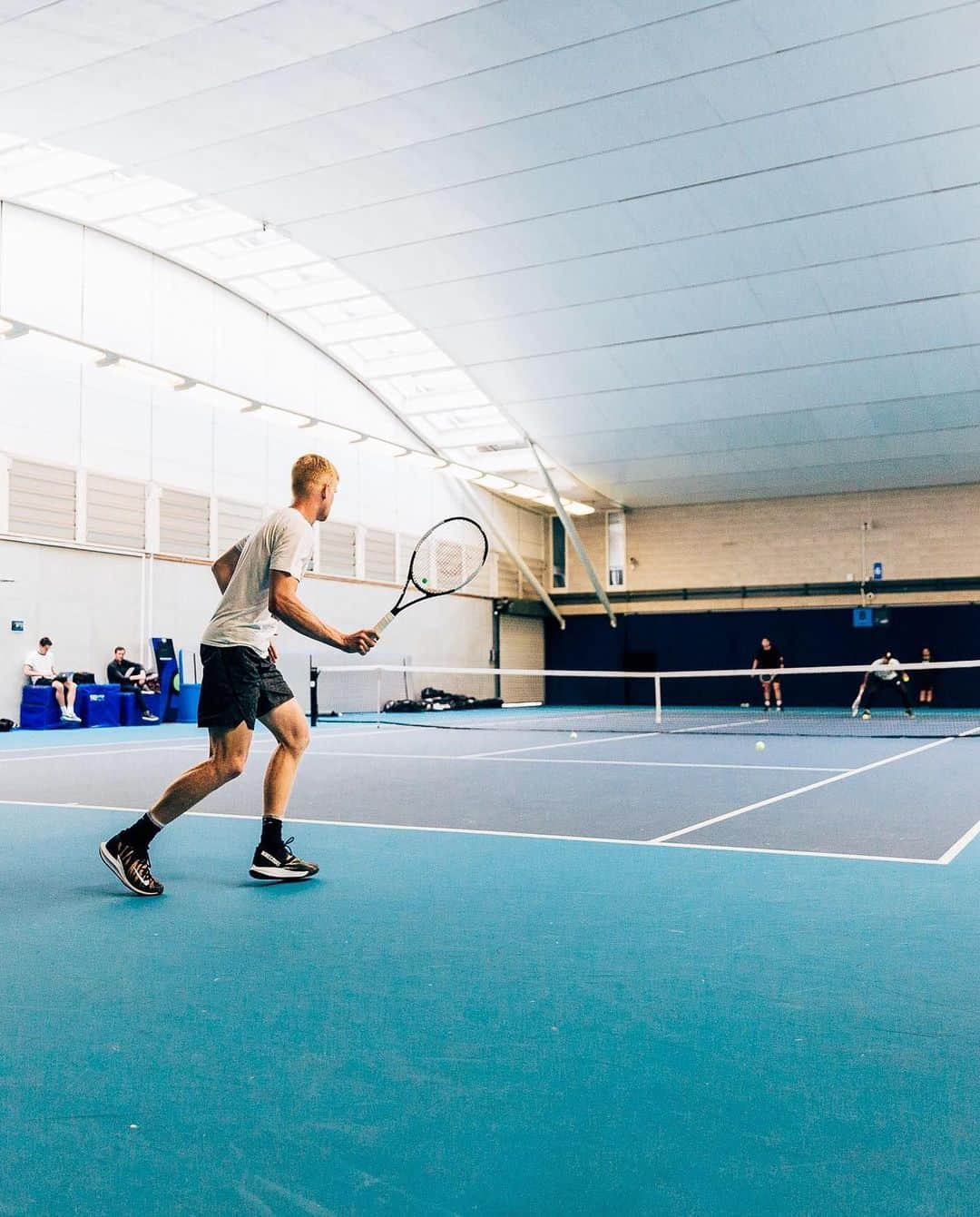 カイル・エドマンドのインスタグラム：「Staying focused on training ahead of the Asian Swing #asianswing #tennistraining #stayfocused #asia」