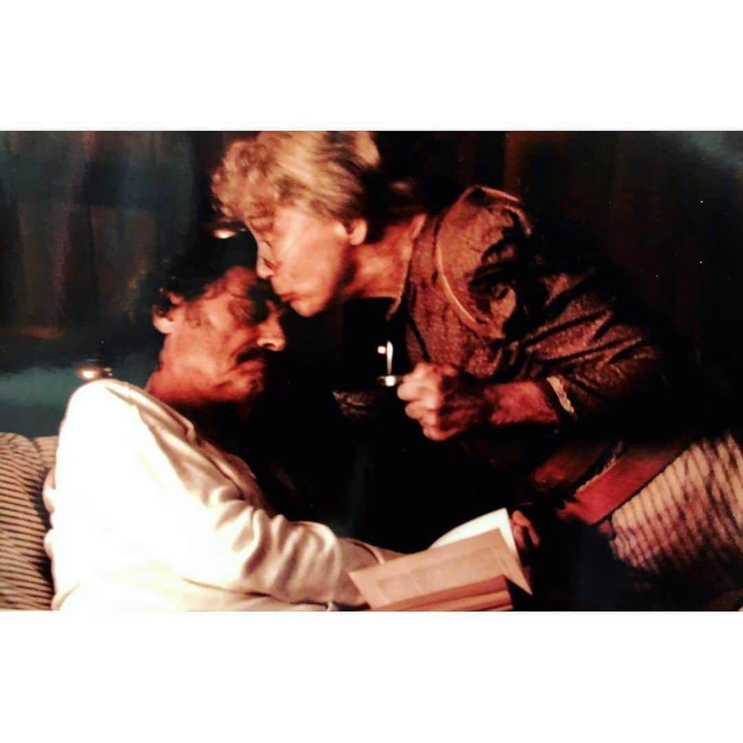 ギャレット・ディラハントさんのインスタグラム写真 - (ギャレット・ディラハントInstagram)「#tbt  Behind the scenes on the #Deadwood movie.  A lovely, heart-cracking moment between GeriJewell and #IanMcShane.」9月13日 3時47分 - garretdillahunt