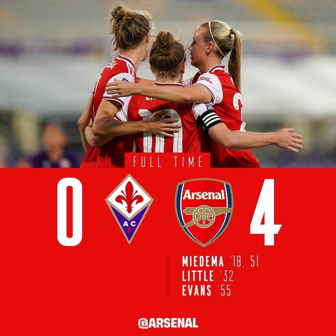 Arsenal Ladiesさんのインスタグラム写真 - (Arsenal LadiesInstagram)「Strong start in our return to the #UWCL. Now to finish the job at Meadow Park 👊🏼 . #WeAreTheArsenal 🔴⚪️」9月13日 3時54分 - arsenalwfc