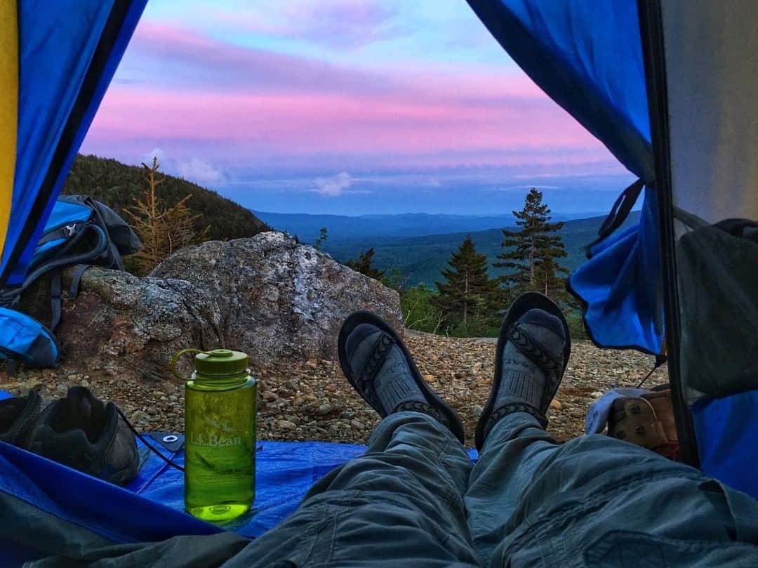 L.L.Beanさんのインスタグラム写真 - (L.L.BeanInstagram)「"Feeling grateful to work for a company that makes so much cool outdoor gear and encourages me to use it!" Peter N. spent the night on  Maine's Tumbledown Mountain as part of his #BeanOutsider goal, our company-wide initiative encouraging employees spend more time outside.」9月13日 5時09分 - llbean