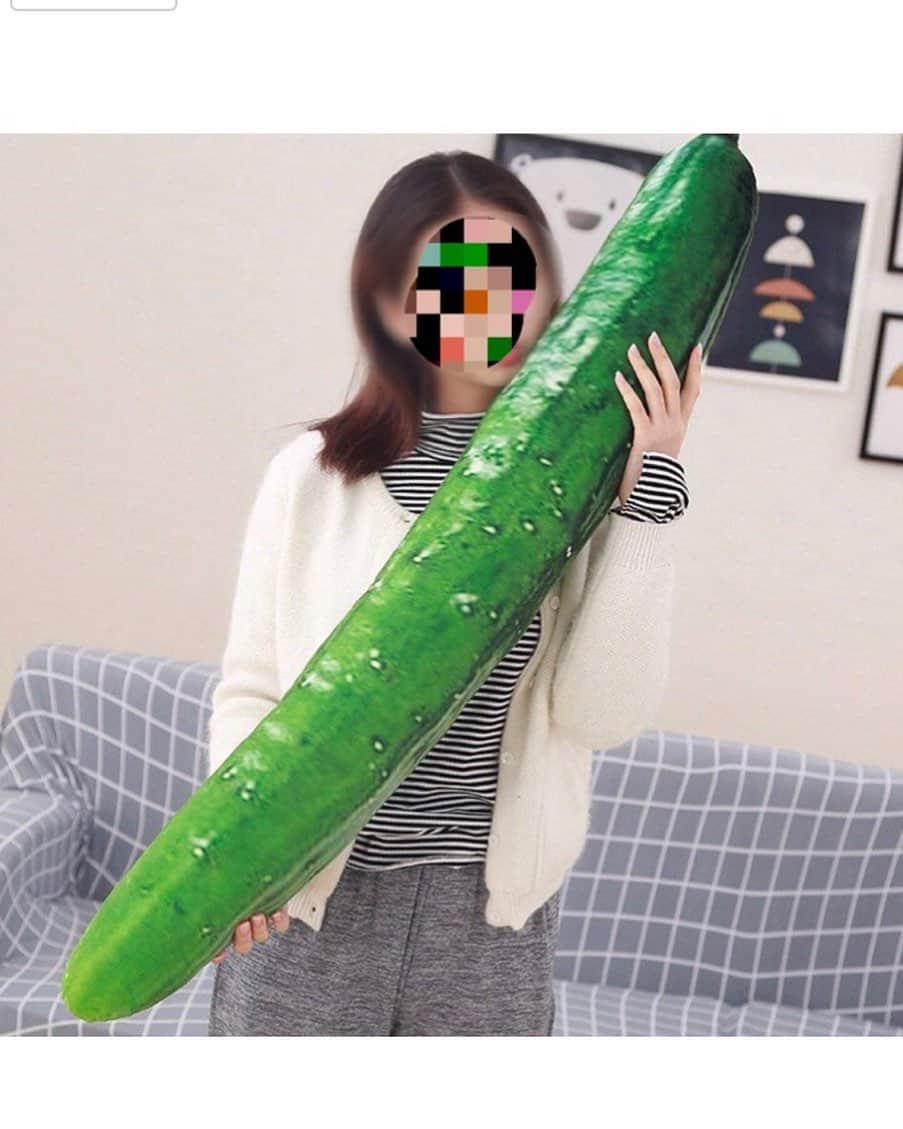 KEN KAGAMIさんのインスタグラム写真 - (KEN KAGAMIInstagram)「巨大な胡瓜のクッション買いました。 早く届かないかな〜  I got giant Cucumber cushion」9月13日 5時41分 - kenkagami