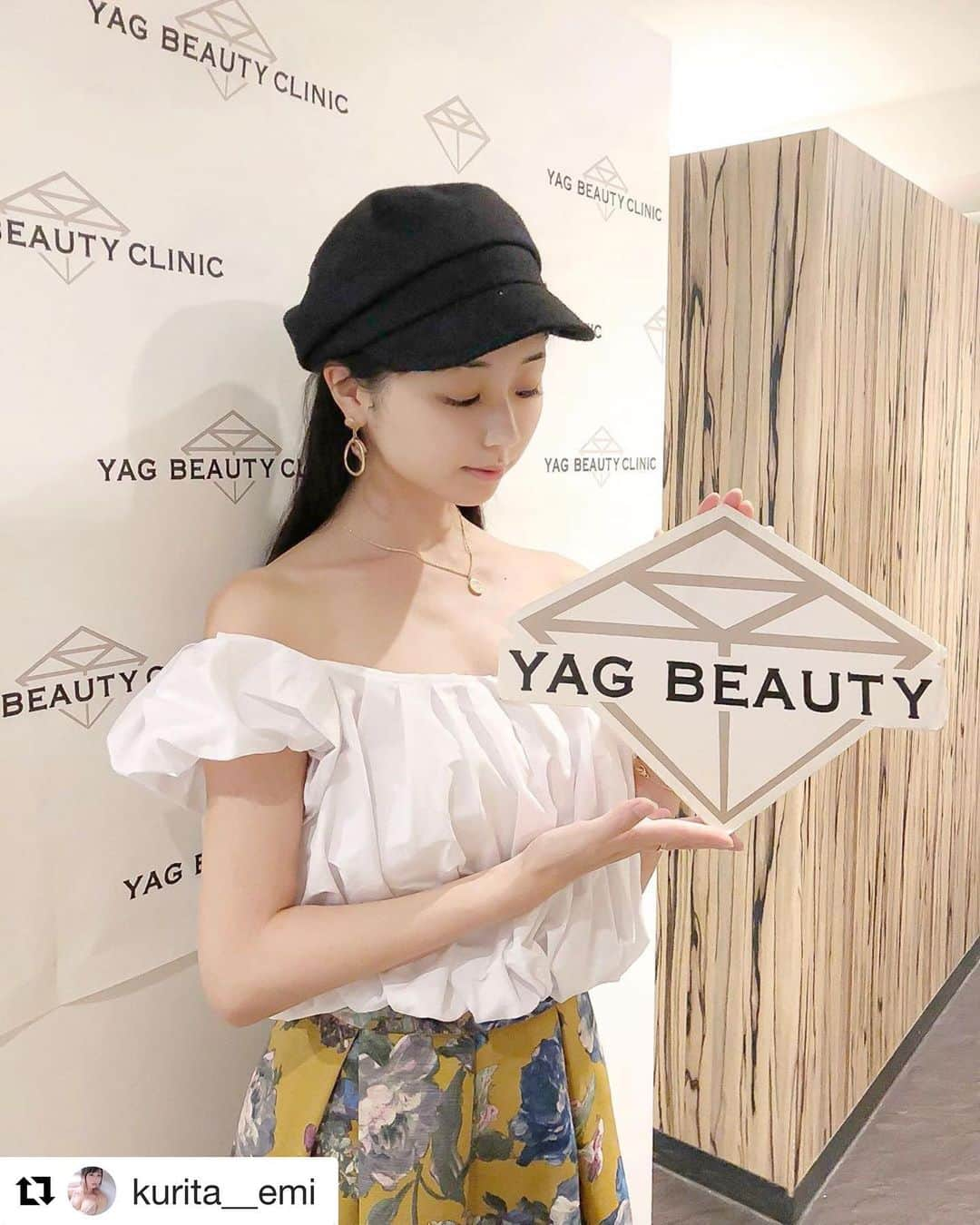 YAG BEAUTY CLINICさんのインスタグラム写真 - (YAG BEAUTY CLINICInstagram)「ご来院ありがとうございます♥ . . #Repost @kurita__emi ・・・ yagbeautyさん(@yagbeauty_official )にて、レーザートーニングとパックしてもらったよ🌹💋 くすみとか肝斑をレーザートーニングで薄めて綺麗にしていくよ.🐇 今日はマツエクもしたしアイブローサロンにも行けたしレーザーも出来たし大満足💋」9月13日 15時43分 - yagbeauty_official