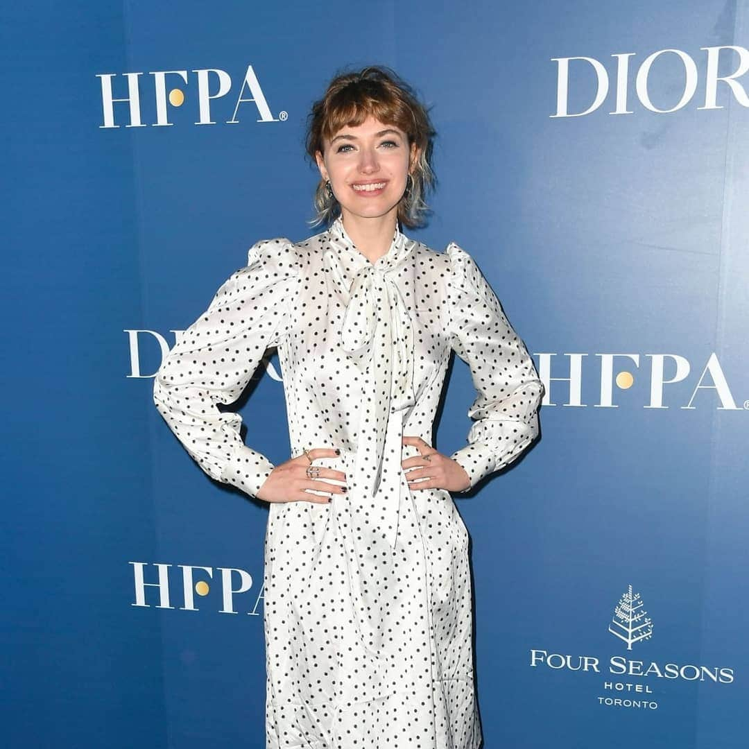 イモージェン・プーツさんのインスタグラム写真 - (イモージェン・プーツInstagram)「The HFPA and THR Party in Toronto  #ImogenPoots」9月13日 8時05分 - imogenpootss