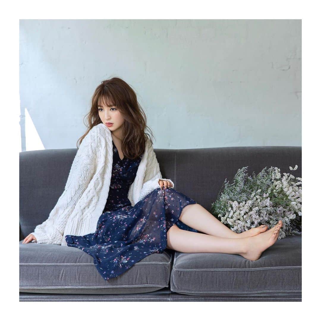 のインスタグラム：「・ ・ 2019 Autumn Collection ・ ・ ✴︎cardigan ¥9,800+tax ✴︎one-piece ¥16,000+tax ・ ・ ・ #WILLSELECTION #ウィルセレクション  #上西星来 @seira_jonishi_tpd」