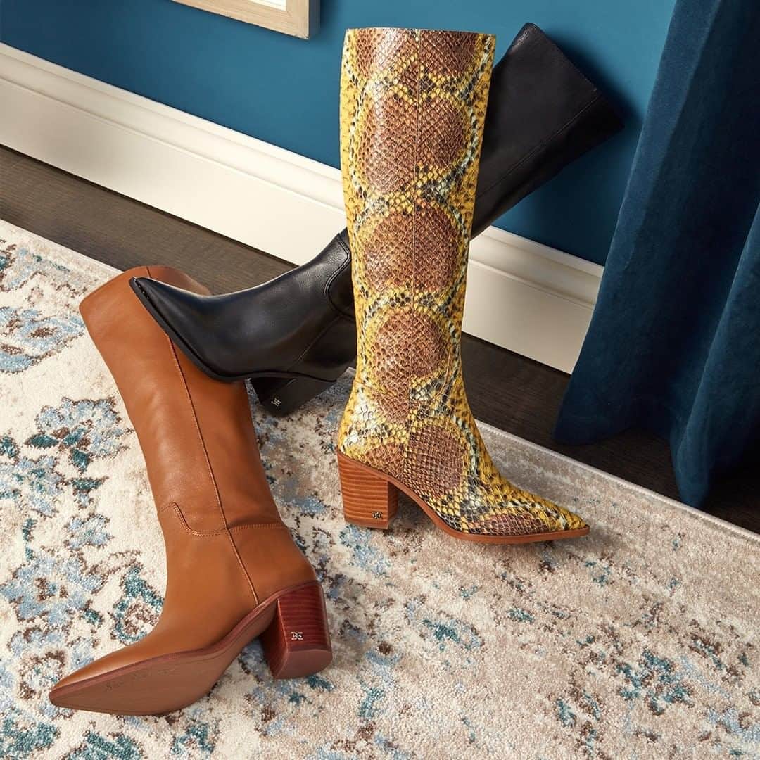 サムエデルマンのインスタグラム：「The perfect knee-high boot is here!」