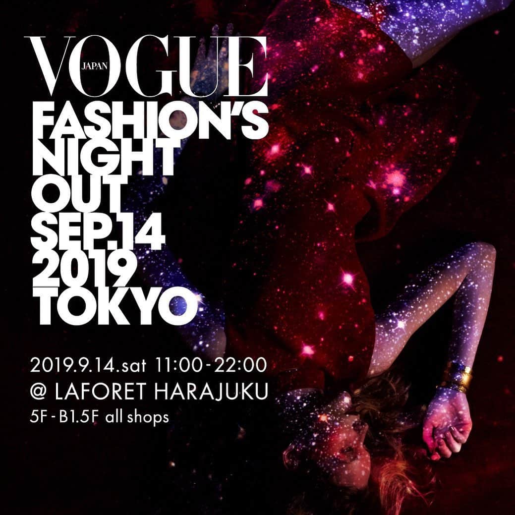 のインスタグラム：「2019.09.14 VOGUE FASHION'S NIGHT OUT 2019 . 世界最大のショッピング・イベント「VOGUE FASHION'S NIGHT OUT」。 ラフォーレ原宿は営業時間を延長し“光と星”をテーマにしたスぺシャルイベントを開催。 6F ラフォーレミュージアム原宿では、「LAFORET STARRY NIGHT」と題し、プラネタリウム・クリエーター大平 貴之氏とコラボレーション、プラネタリウムマシン「MEGASTAR-Ⅱ」によるFNO限定の星空空間をお楽しみいただけます。さらにその空間で、SCANDALや大塚 愛、Salyu、名渡山 遼など豪華アーティストによるフリーライブイベントを実施🌟 また、ラフォーレ原宿の美化活動チーム「CLEAN KEEPERS」もFNOに参加。当日17時～／19時～の2回、一緒に街をきれいにしてくださるボランティアを募集しております。17時の回には人気のファッションモデル4名も参加します🧤 . #fno #fnojp #fno2019 #voguefashionnightout  #planetarium #プラネタリウム #星空 #starrynight #scandal #大塚愛 #salyu #名渡山遼 #groundy #laforet #harajuku #laforetharajuku #ラフォーレ #原宿 #ラフォーレ原宿」