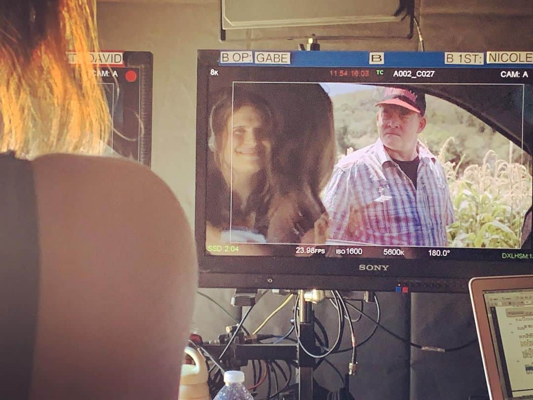 レイク・ベルのインスタグラム：「@davidkoechner your angry face makes me smile.」