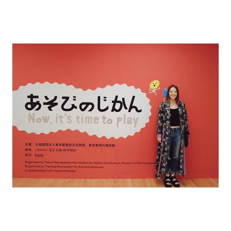 Shizukaさんのインスタグラム写真 - (ShizukaInstagram)「✴︎✴︎✴︎ Art Day...🎨 Photo by friend. - #Dream_Shizuka #DreamShizuka #Art #museum #東京都現代美術館 #あそびのじかん」9月13日 12時14分 - shizuka_dream06