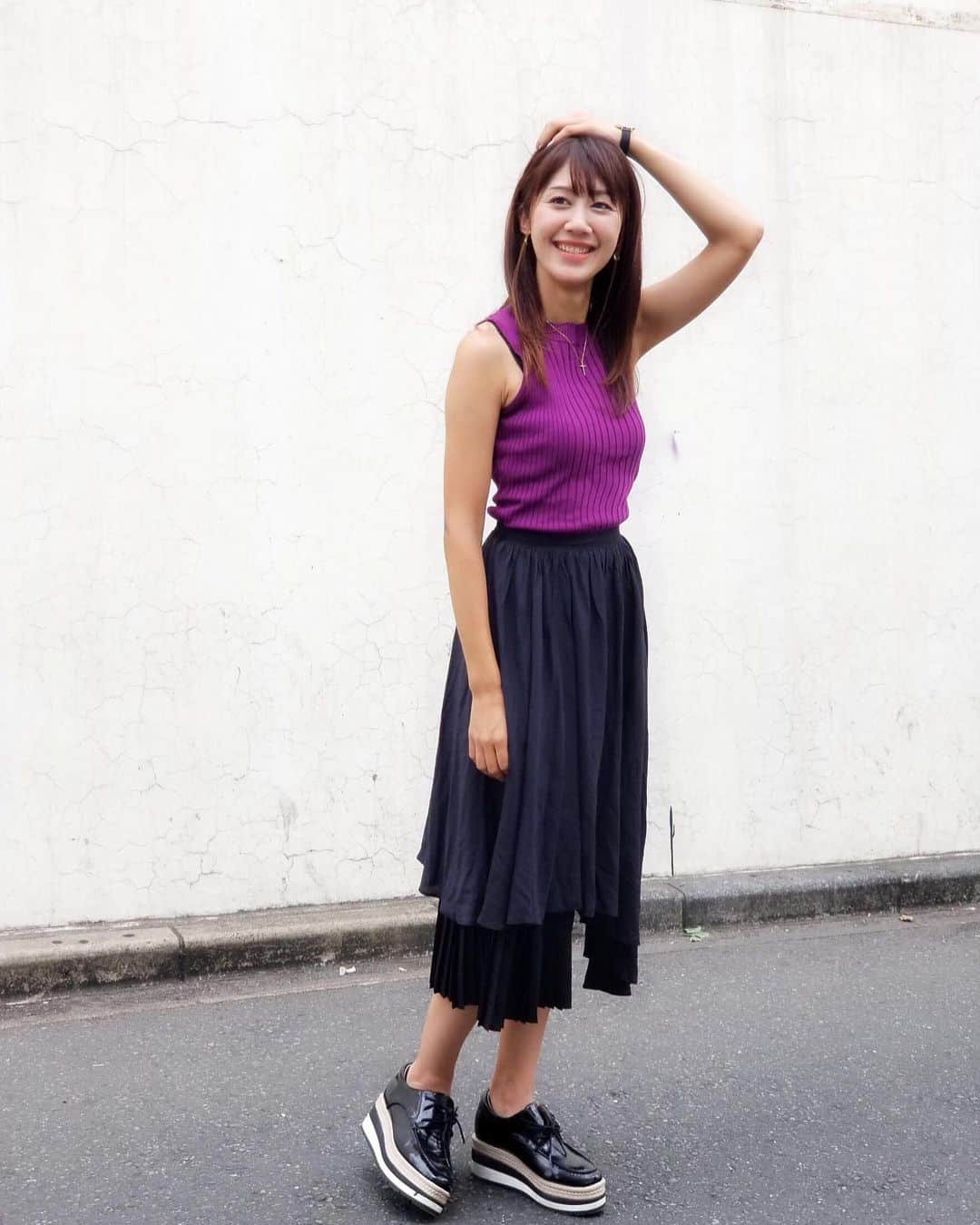 Yuri Sakuraiさんのインスタグラム写真 - (Yuri SakuraiInstagram)「: #fashion 普段、中々ゆっくりお買い物に行けないので、 よくECサイトを利用してるんだけど、 : @u_dresser はお手ごろ価格で、 色んなアイテムがGETできるよ♪ : このスカートも @u_dresser の。 裾がシフォン素材に切り返してあって、 アシンメトリーな丈も、 シンプル過ぎないところが好き✨ : 気になる方はチェックしてみてね!! : #PR#fashion#coordinate#code#skirt#スカートコーデ#コーデ#厚底スニーカー#スニーカーコーデ#スカート#通販#ネットショッピング#オンラインショップ#桜井有里#165cm」9月13日 14時49分 - yuri_sakuraiii