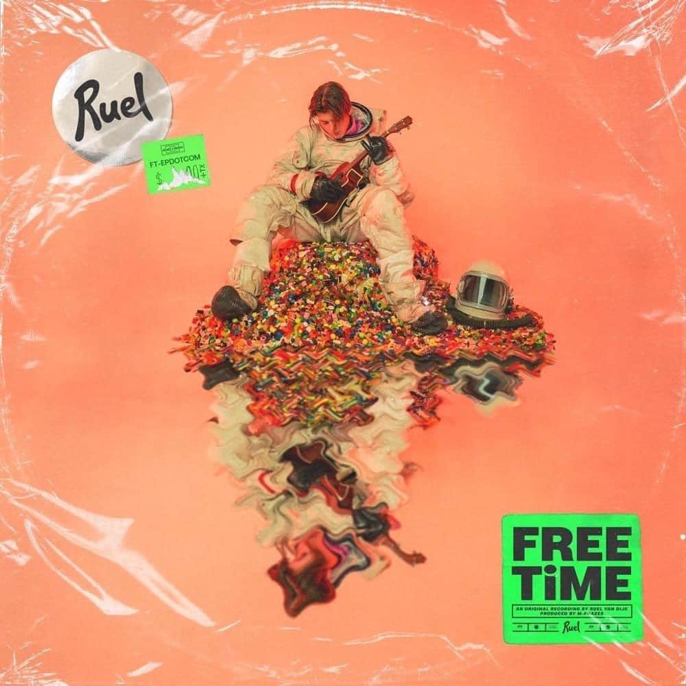 のインスタグラム：「New @oneruel ep Free Time is out today. Had the pleasure or writing the title track with Ruel and @mphazes 🖤」