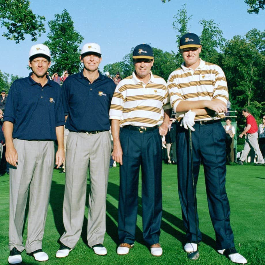 アーニー・エルスさんのインスタグラム写真 - (アーニー・エルスInstagram)「#flashbackfriday. On this day in 1996, played my first ever @presidentscup match alongside Mark McNulty vs Scott Hoch & Mark Brooks @pgatour at the Robert Trent Jones GC, Virginia.」9月14日 0時46分 - ernieelsgolf