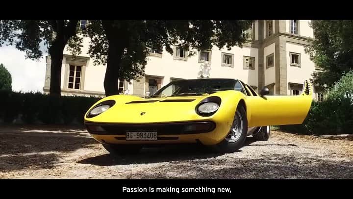 ランボルギーニのインスタグラム：「Icons on the move. Concorso d’Eleganza “Lamborghini & Design” is returning next week with a terrific 200-km tour from Venice to Trieste featuring lots of classic Super Sports Cars. The event is organized by Polo Storico Lamborghini to celebrate the genius of architect Gae Aulenti. We are going to wait for it with the words of three great designers talking about Lamborghini’s DNA: Marcello Gandini, Paolo Stanzani and Giampaolo Dallara.  #Lamborghini #PoloStorico」
