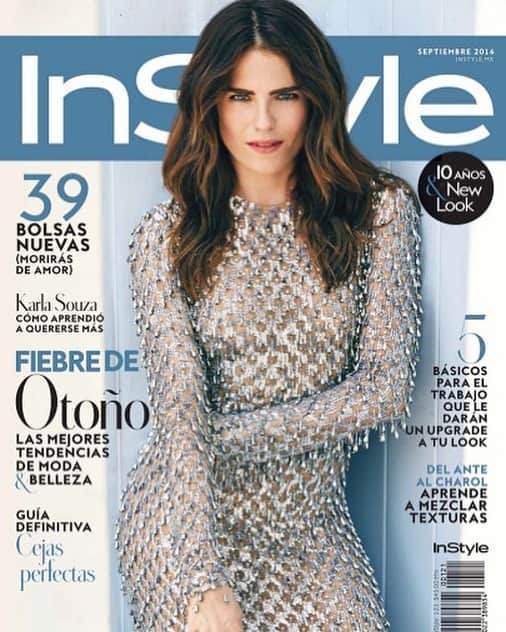 カーラ・ソウザのインスタグラム：「September is the most important month for magazines and we’re seeing so much more diversity in who graces those covers. It‘s sent me down memory lane looking at all the issues I’ve graced so for this #FlashbackFriday, here’s one I did for @instylemexico. Here’s to more diversity in covers 🥂」