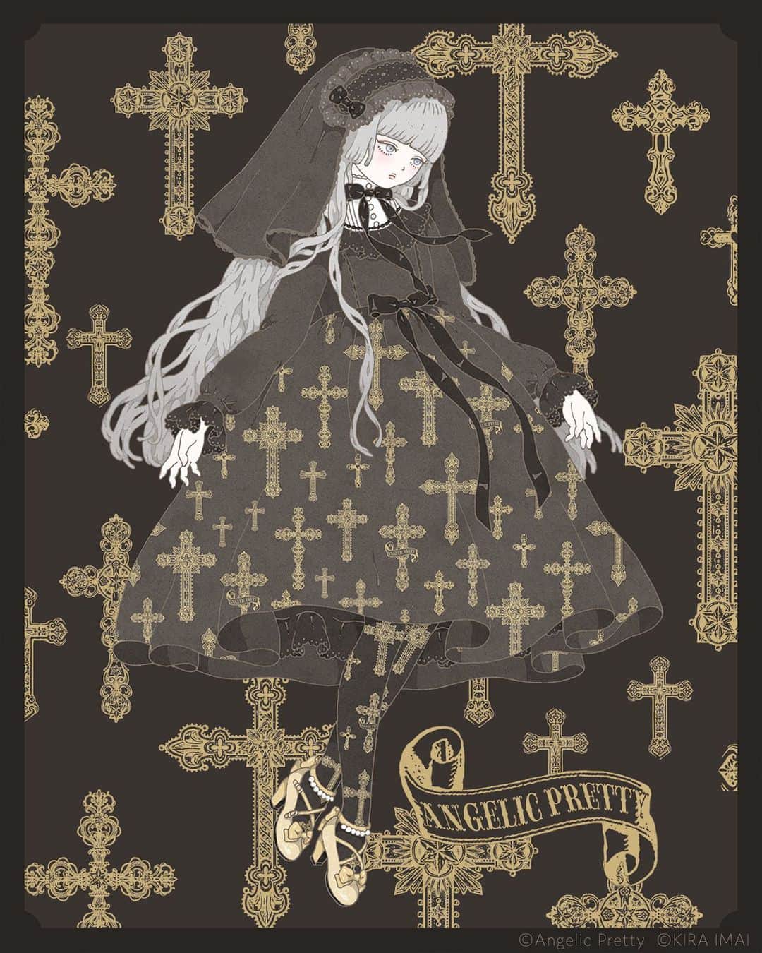 今井キラさんのインスタグラム写真 - (今井キラInstagram)「Angelic Pretty「Holy Rosary」ポストカードイラストを担当させていただきました✨﻿ ﻿ #angelicpretty #kiraimai」9月13日 17時58分 - kiraimai