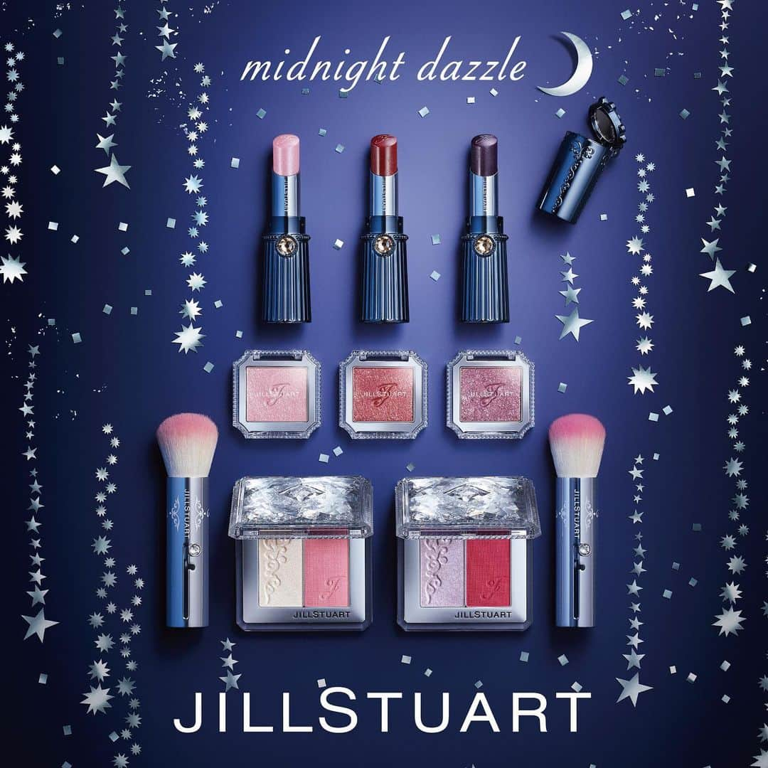 JILLSTUART BEAUTYさんのインスタグラム写真 - (JILLSTUART BEAUTYInstagram)「JILL STUART Point makeup Collection newitems & limited items . 10月4日(金)発売 ～midnight dazzle～ . 夜風が少し冷たくなる秋の夜。 きらめく夜空に照らされた道を気ままにお散歩。 月の光を受けた花々は、 夜の色と月の輝きをまとって、とてもロマンティック。 . そんなファンタジーな瞬間を切り取った、 夜空ティントリップやアイカラー、星空チークが あなたをドラマティックな秋の夜に誘います。 どうぞお楽しみに。 . #JILLSTUART #JILLSTUARTBeauty #midnightdazzle #ミッドナイトダズル #マイリップスダズリングティント #夜空ティント #ブレンドブラッシュブロッサム #星空チーク #アイコニックルックアイシャドウ」9月13日 18時00分 - jillstuartbeauty