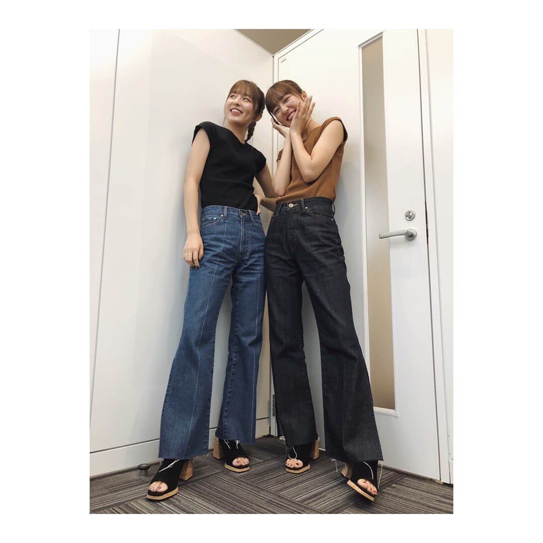 のインスタグラム：「. 5時に夢中! 見てくださった方、 ありがとうございました😚❤️ . 本日の20時より 9/21 MeetUp!のイベント申し込み が始まります！ 是非、参加お願いします✌︎ 20時にストーリーチェックしてね！ #リカリコグラム #りかりこ #双子 #5時に夢中 #ootd #fashion」