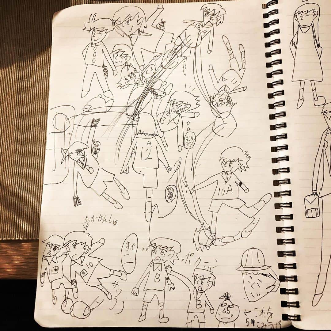 KEN KAGAMIさんのインスタグラム写真 - (KEN KAGAMIInstagram)「drawing by TAN 😂」9月13日 19時25分 - kenkagami