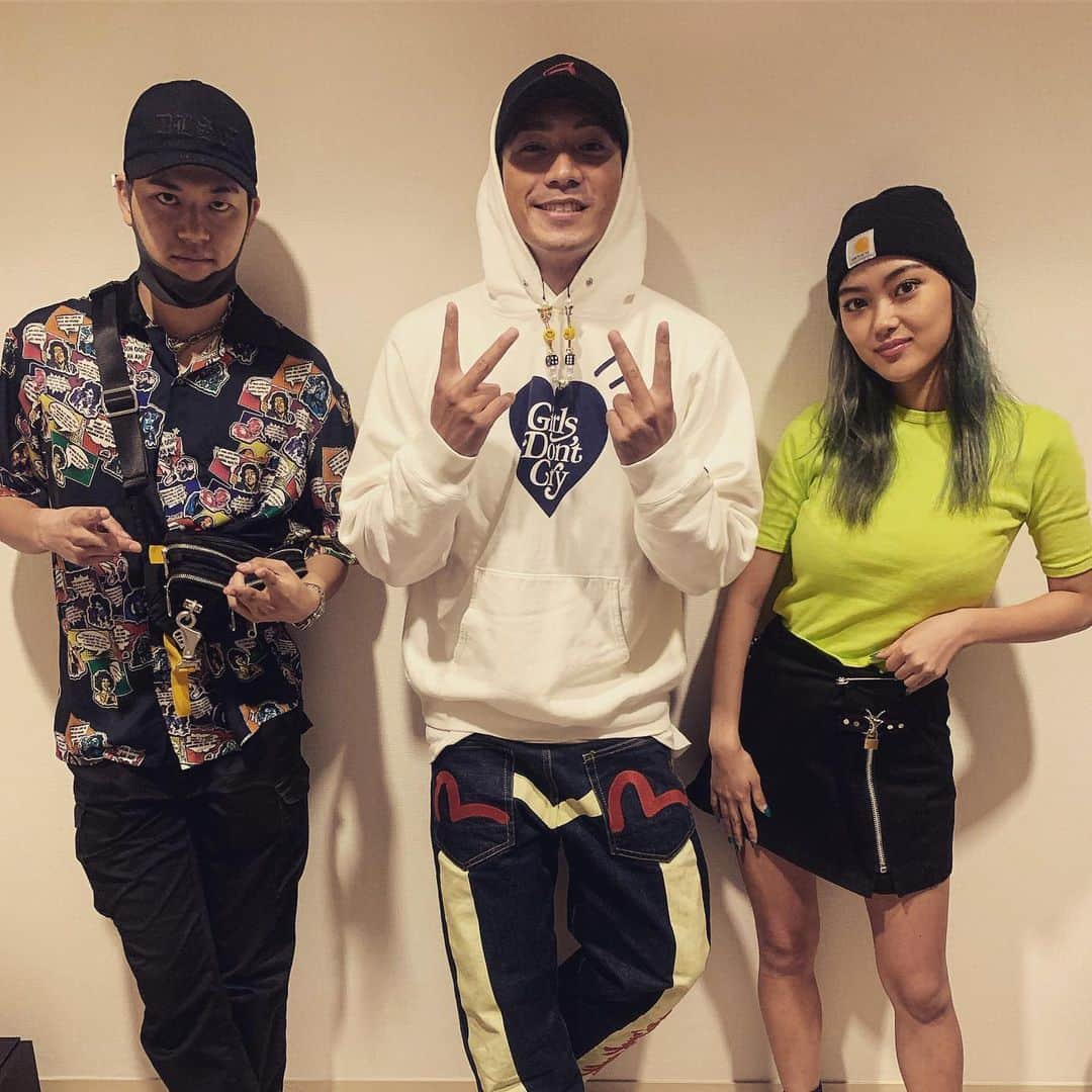 野替愁平さんのインスタグラム写真 - (野替愁平Instagram)「RIBBIT SESSION🐸 with @ry_lax_bcdmg & @akemington」9月13日 19時56分 - sway_ldh