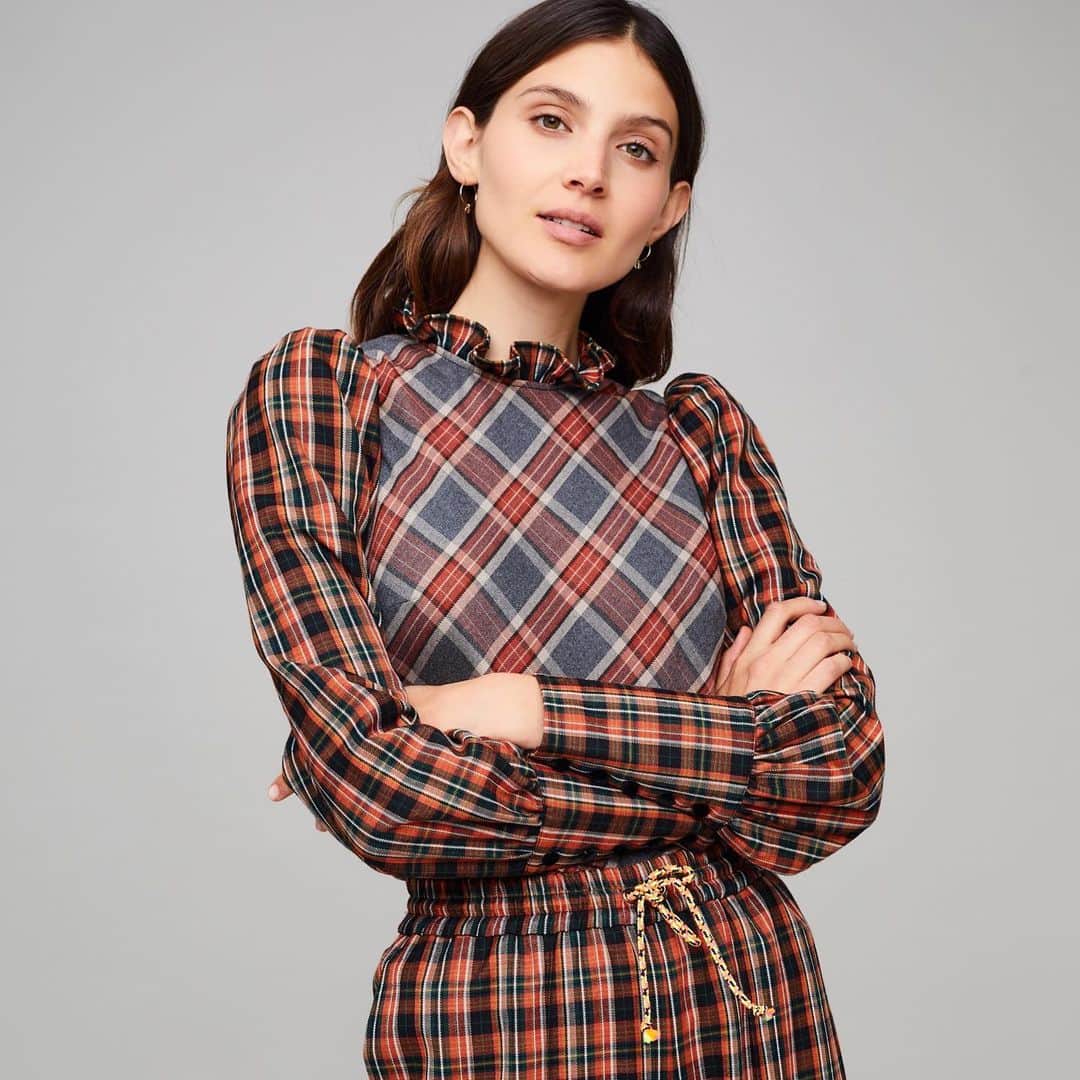 のインスタグラム：「Let’s go to Ireland 🍀 . Découvrez le thème Irlande et ses motifs à carreaux très bientôt en boutique et en ligne ✨ . Discover the « Irlande » theme and its checkered patterns very soon in stores and online ✨」