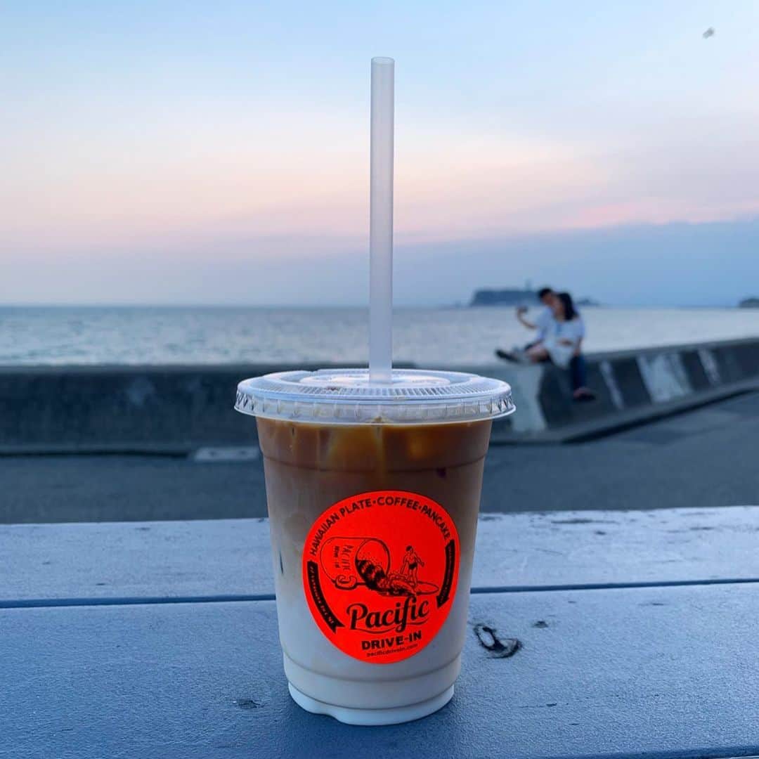 のインスタグラム：「夏の終わりの #SUNSET」