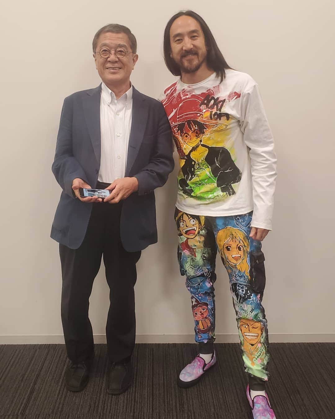 スティーヴ・アオキさんのインスタグラム写真 - (スティーヴ・アオキInstagram)「#aokijump #1012. The Aoki x Shinji Shimizu Jump. @toei_animation hq. Tokyo Japan September 2019」9月13日 21時24分 - steveaoki